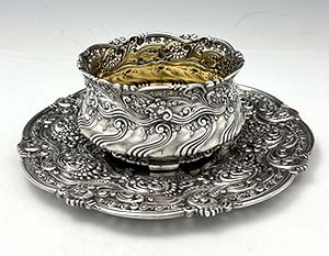Tiffany Columbian Expo sterling silver antique bowl and plate